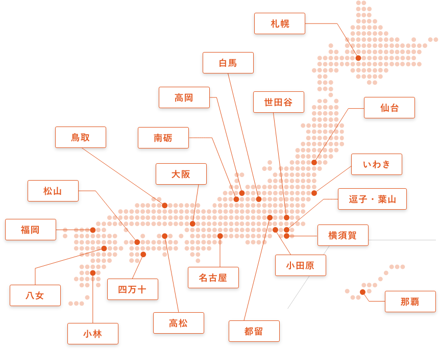 カマコンのひろがりマップ カマコンのひろがりマップ
