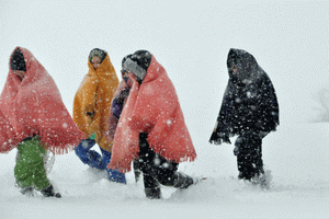 地吹雪体験2